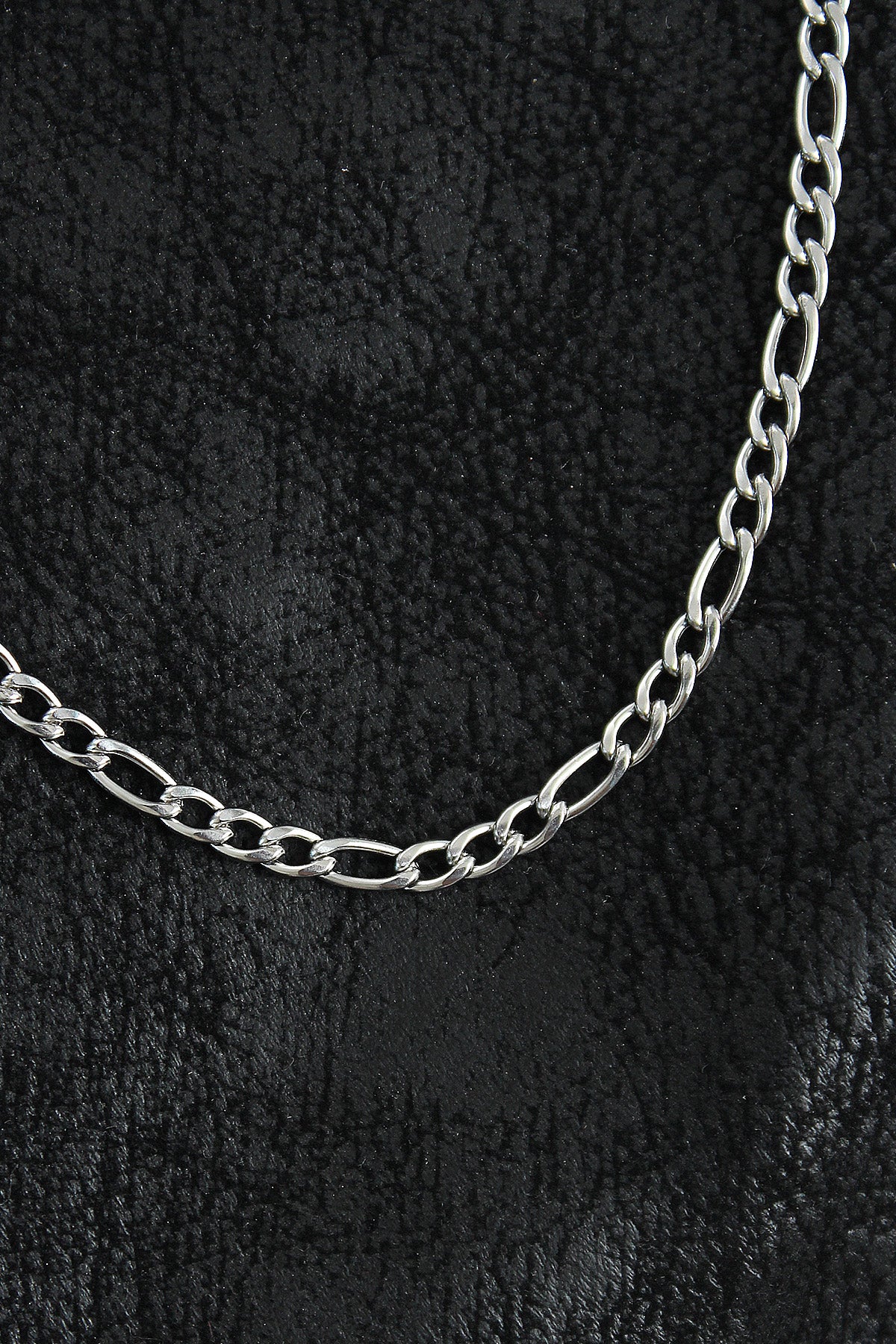 316L Çelik Klasik Figaro Zincir Model Gümüş Renk Erkek Kolye