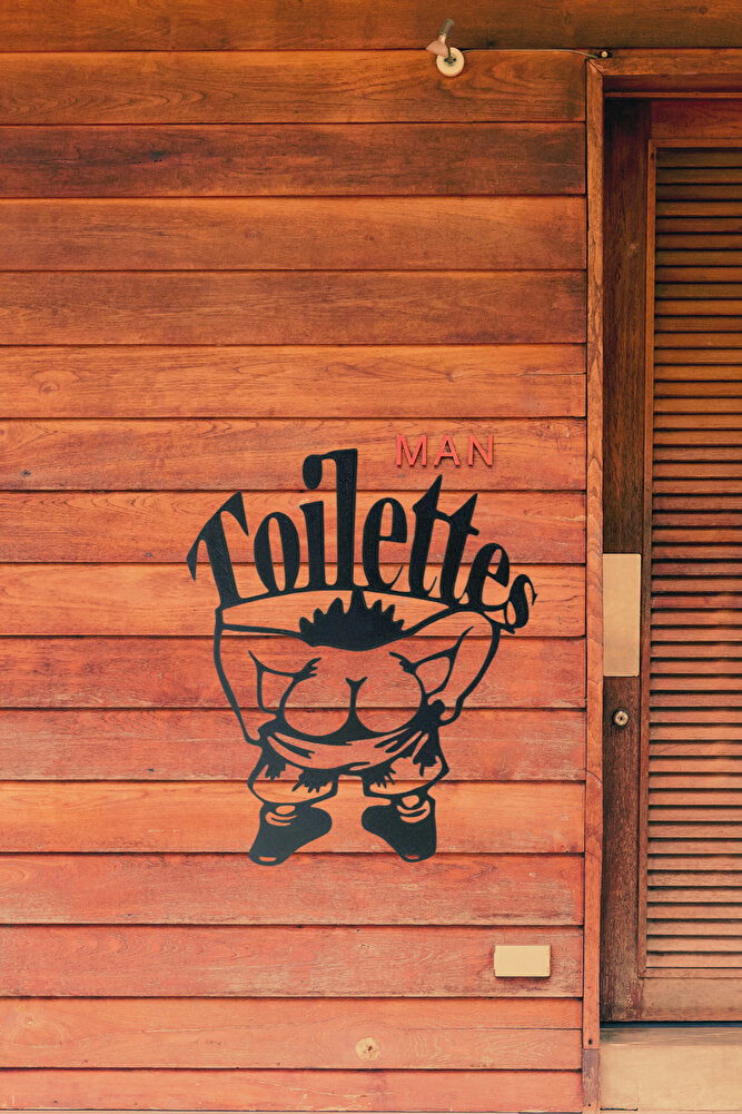 Dekor Tuvalet Wc Eğlenceli Dekorasyon 20 Cm ( Büyük Boy )