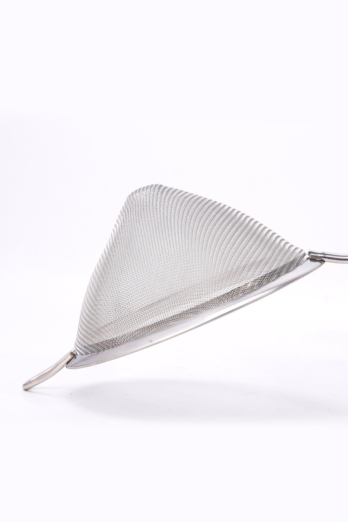 Paslanmaz Çelik Saplı Konik Süzgeç 14 cm