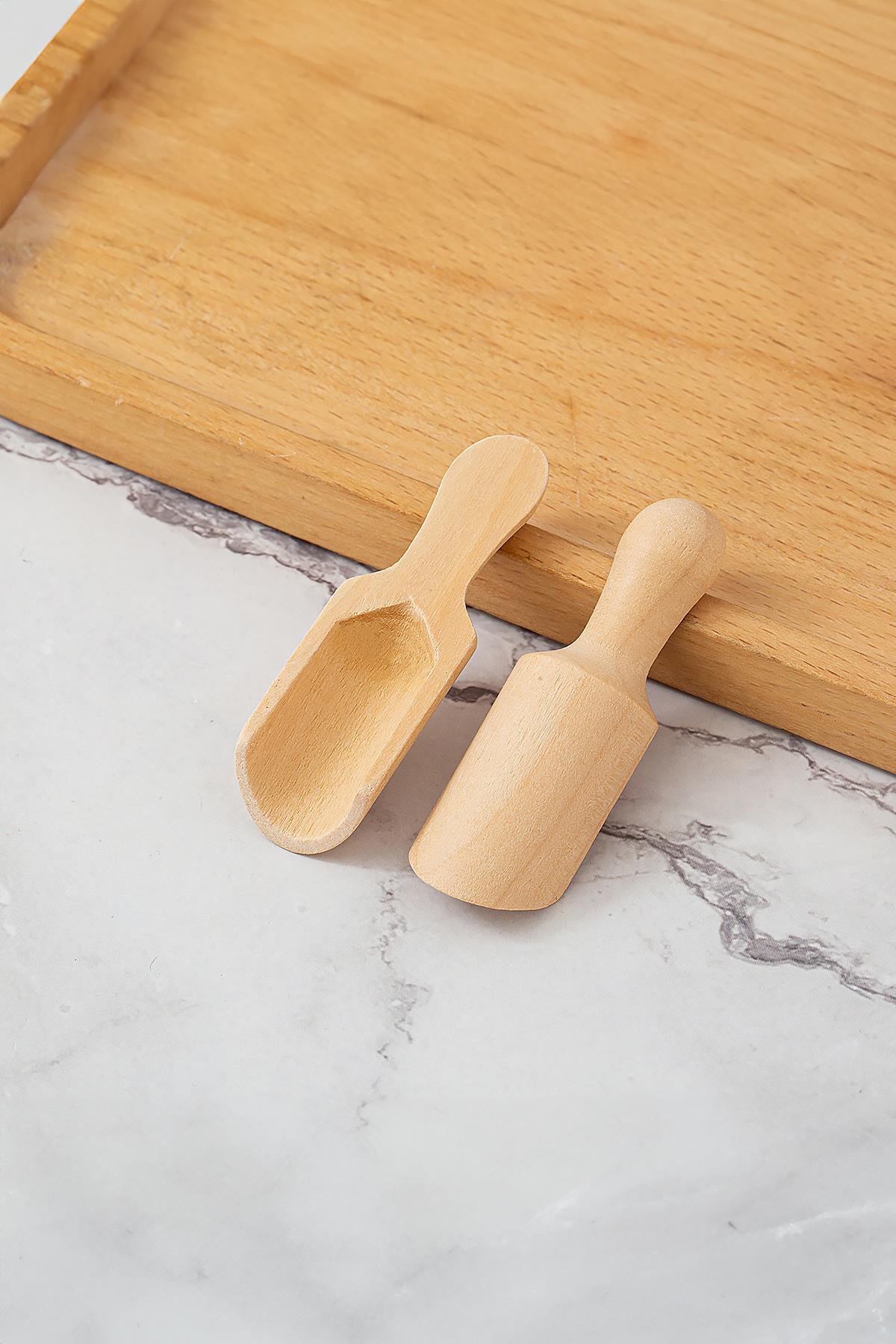 6’lı Ahşap Baharat Kaşığı
