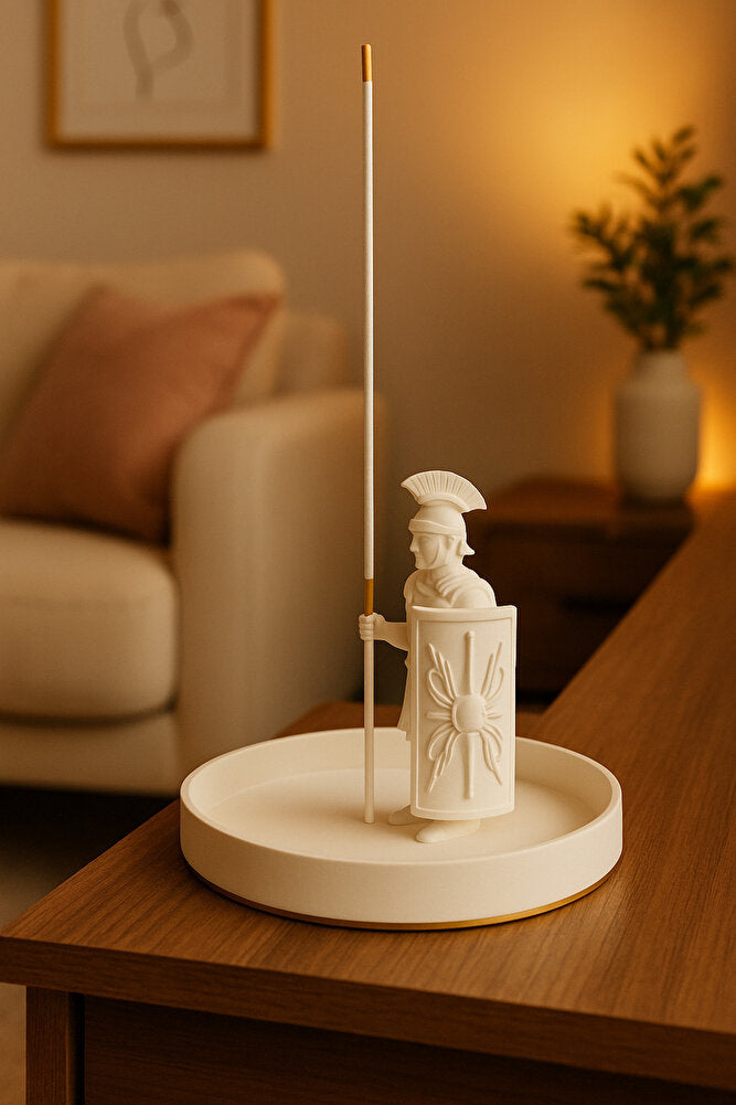 Dekoratif Biblo Roma Tütsülük Beyaz Siyah Modern 9 X 13 Cm