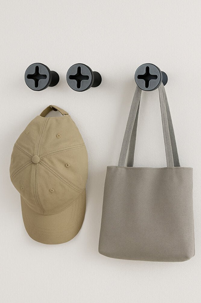 Dekoratif Vida Askı Modern Genç Odası Antre Giriş Pratik Ev Gereçleri 10 X 8 Cm