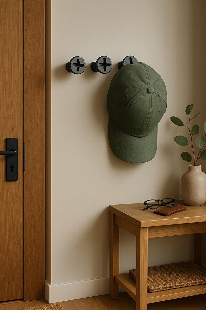 Dekoratif Vida Askı Modern Genç Odası Antre Giriş Pratik Ev Gereçleri 10 X 8 Cm