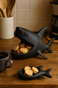 Köpekbalığı Organizer ve Sunumluk Takı, Kahve Kapsülü, Lokumluk, Masa Üstü Düzenleyici