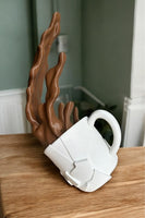 Dökülen Kahve Figürü Dekoratif Obje Biblo Kahve Sıcak Çikolata Figür Hediye ( vegan üretim )