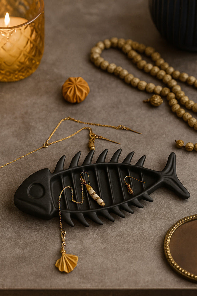 3D Tasarım Balık Figürlü Takı Organizeri