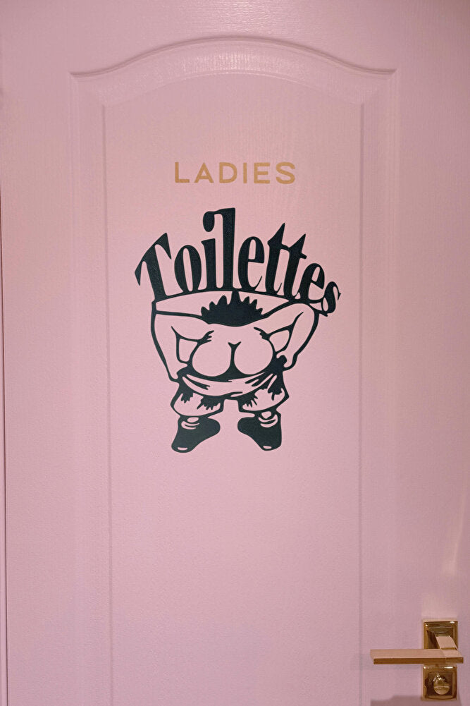 Dekor Tuvalet Wc Eğlenceli Dekorasyon 20 Cm ( Büyük Boy )