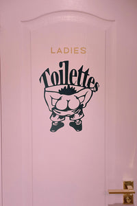 Dekor Tuvalet Wc Eğlenceli Dekorasyon 20 Cm ( Büyük Boy )