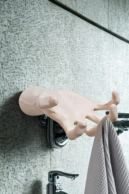 El Şeklinde Dekoratif Askı Havlu Anahtar Çok Amaçlı