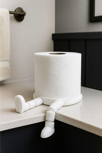 Pratik Dekoratif Tasarım Tuvalet Kağıdı Tutucu Çap 10 x 11 cm