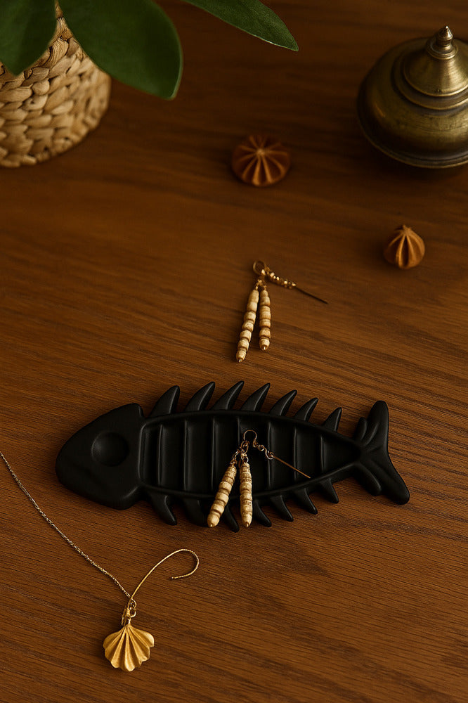 3D Tasarım Balık Figürlü Takı Organizeri