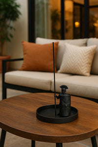 Dekoratif Biblo Roma Tütsülük Beyaz Siyah Modern 9 X 13 Cm