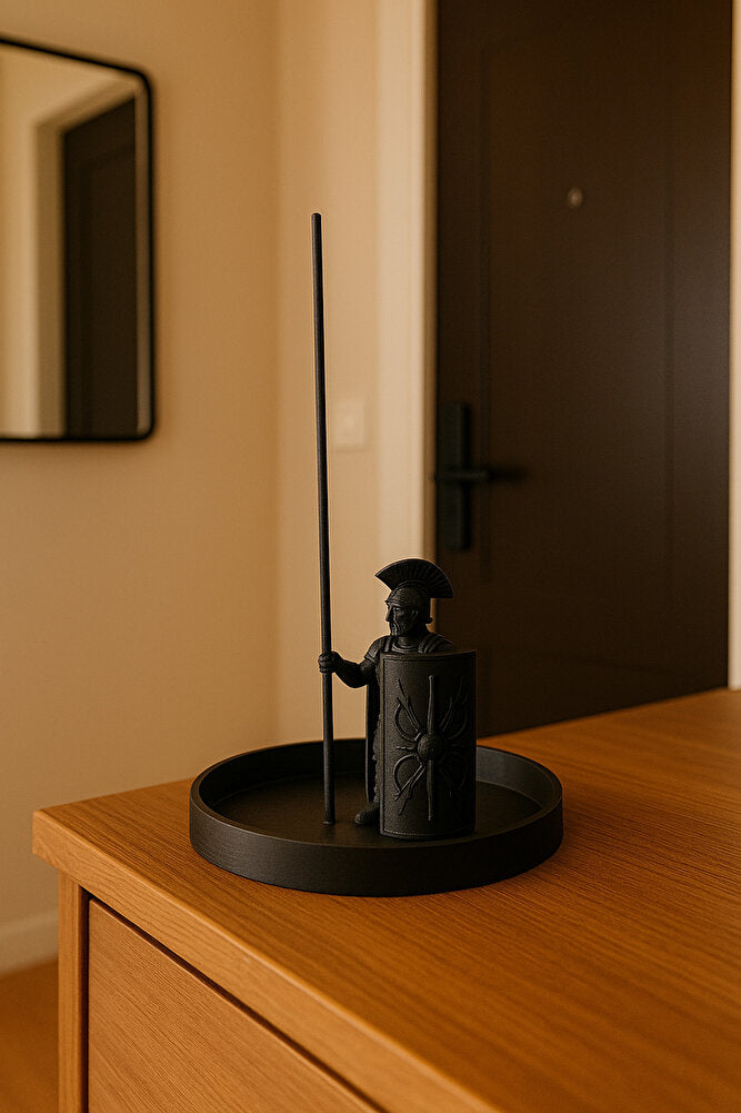 Dekoratif Biblo Roma Tütsülük Beyaz Siyah Modern 9 X 13 Cm