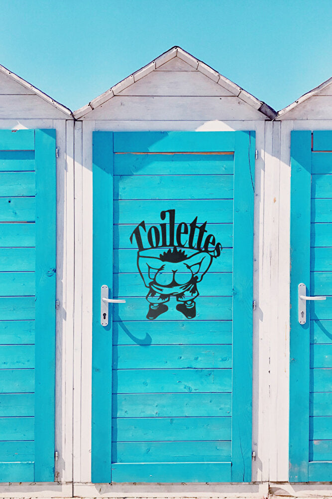 Dekor Tuvalet Wc Eğlenceli Dekorasyon 20 Cm ( Büyük Boy )