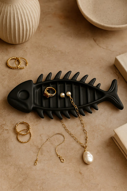 3D Tasarım Balık Figürlü Takı Organizeri