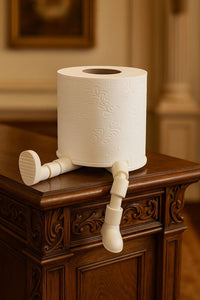 Pratik Dekoratif Tasarım Tuvalet Kağıdı Tutucu Çap 10 x 11 cm