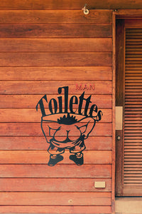 Dekor Tuvalet Wc Eğlenceli Dekorasyon 20 Cm ( Büyük Boy )