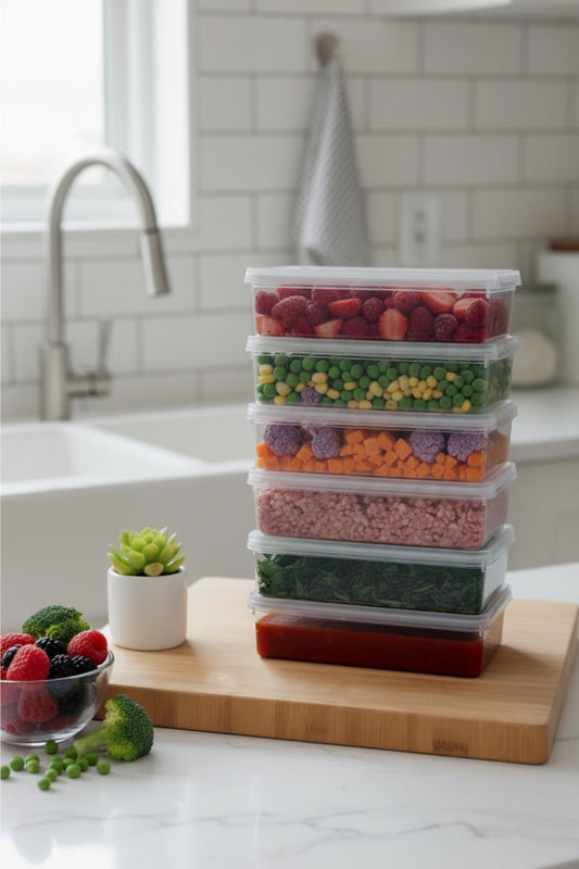 6’lı Kapaklı Derin Saklama Kabı Buzdolabı Düzenleyici 1.5 Lt