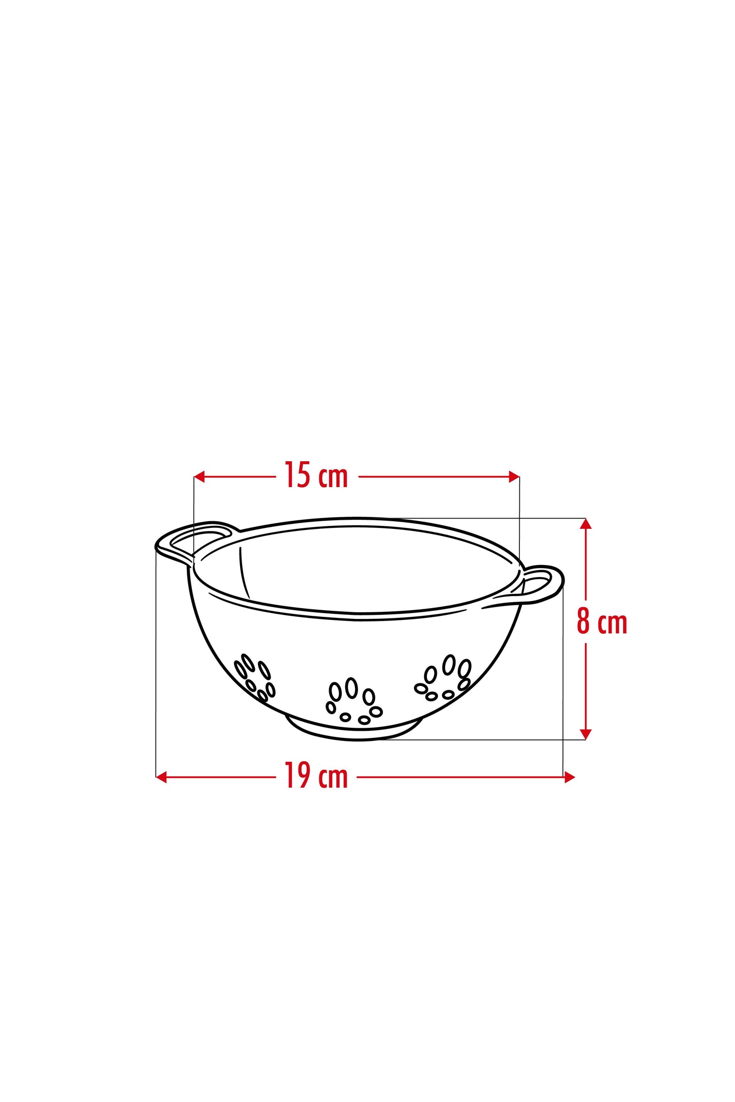 Akrilik Beyaz Mini Pirinç Süzgeçi & Bakliyat Süzgeçi (3 Su Bardağı Ölçülü)