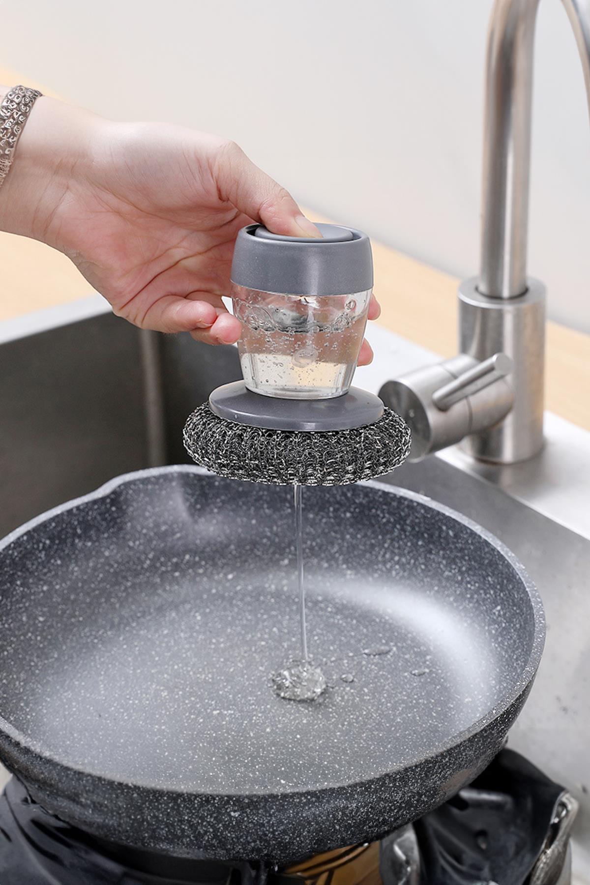 Hazneli Plastik Bulaşık Teli