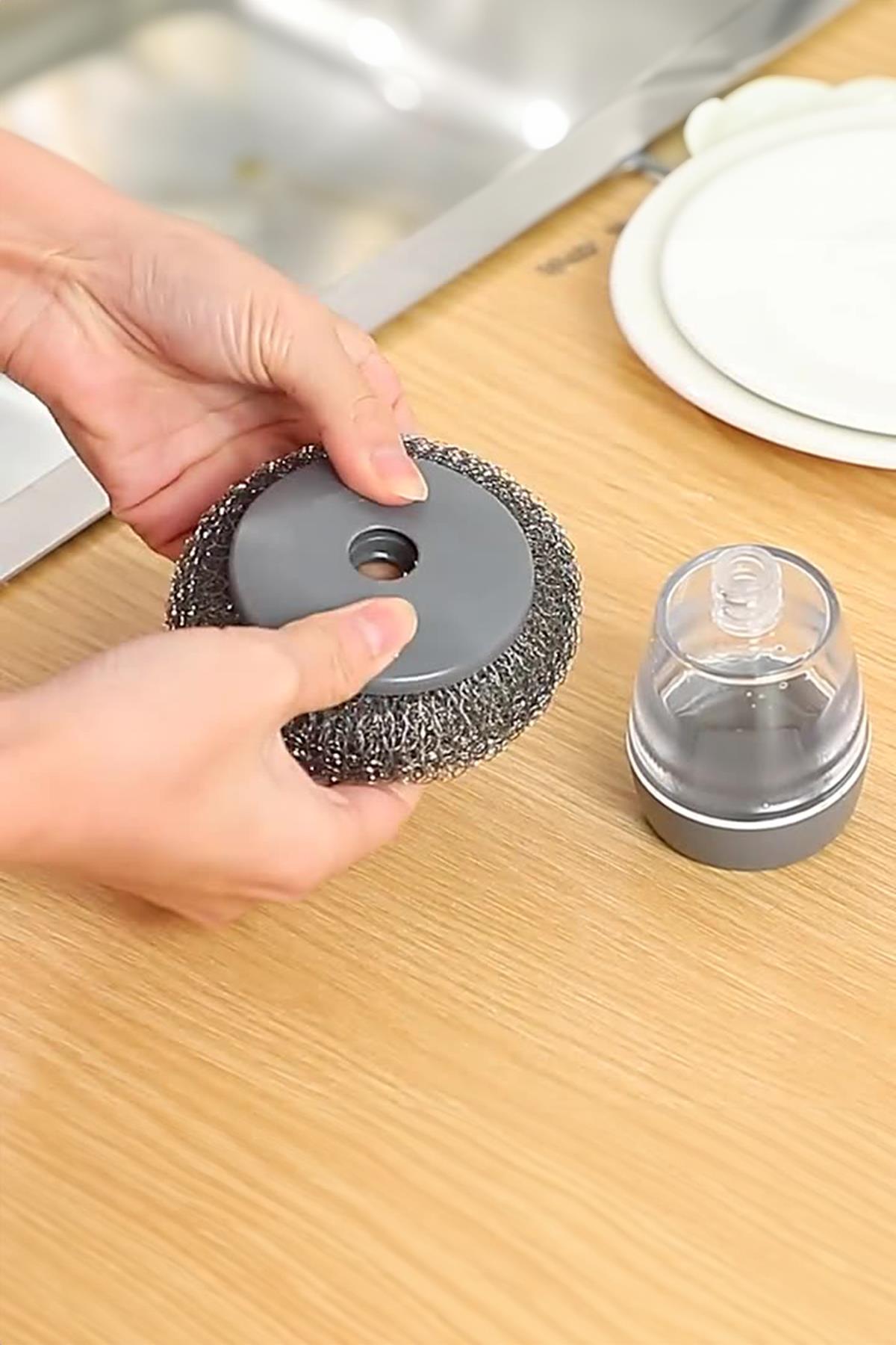 Hazneli Plastik Bulaşık Teli