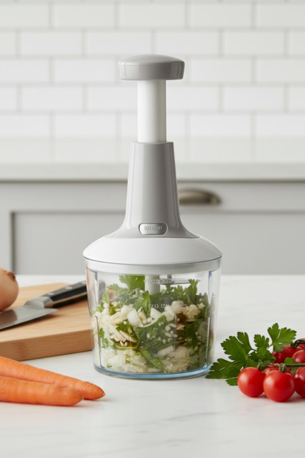 Basmali El Rondosu Sebze Meyve Doğrayıcı 1 Lt 2 Parça