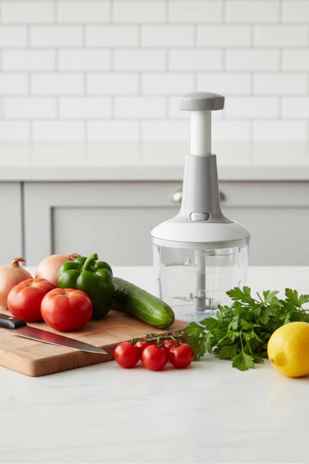 Basmali El Rondosu Sebze Meyve Doğrayıcı 1 Lt 2 Parça