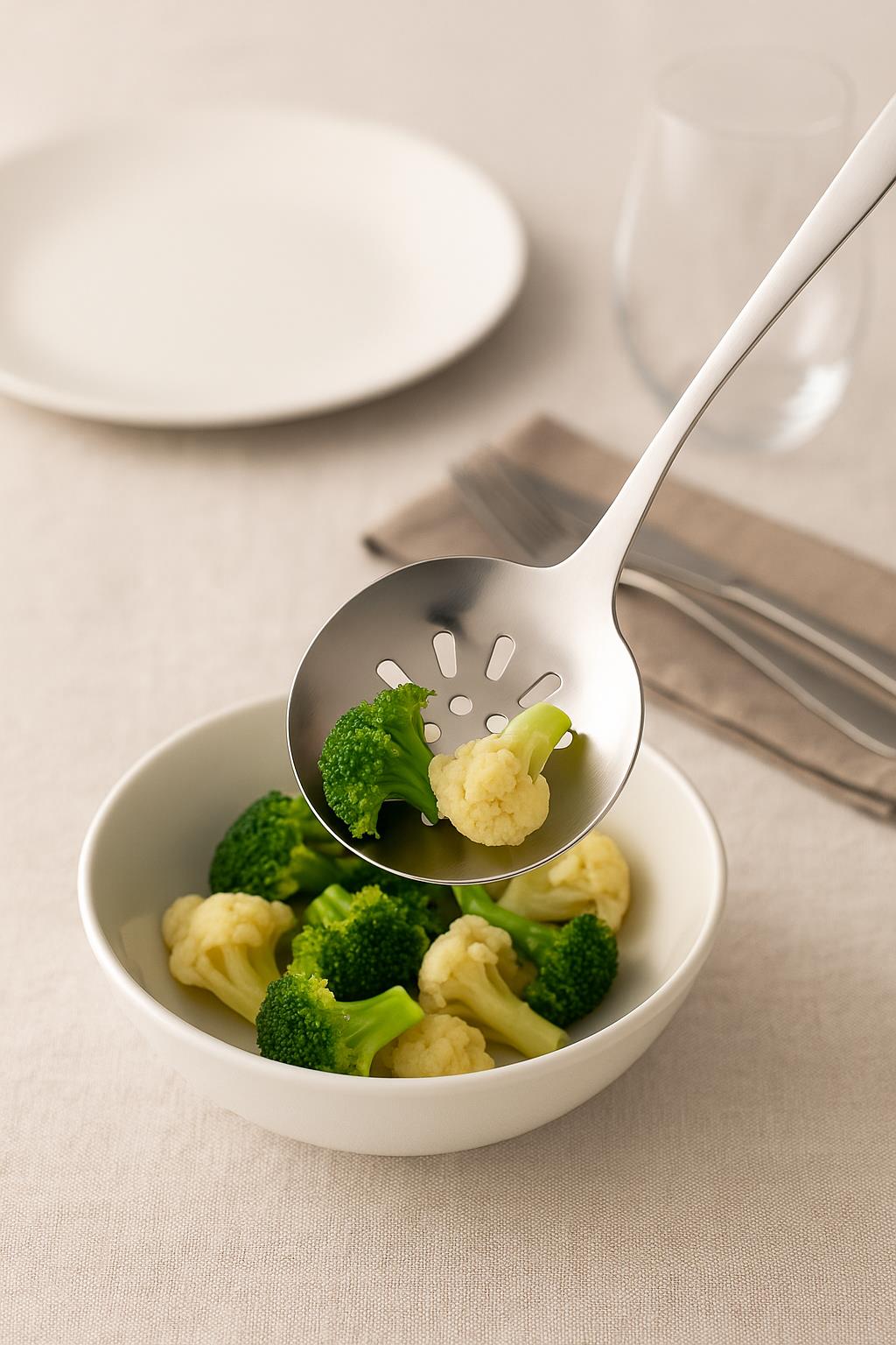 Paslanmaz Çelik Servis Kevgiri 26 cm