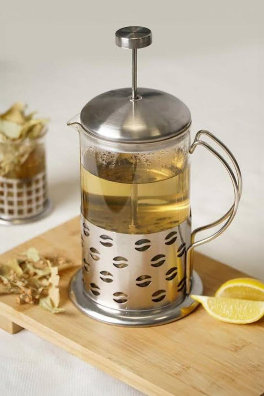 Borosilikat Cam French Press 600 ml