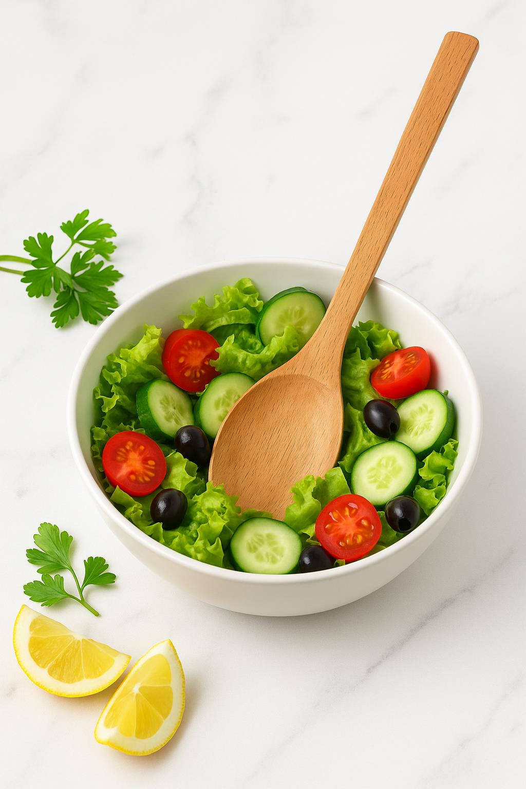 Ahşap Yemek Hazırlık Kaşığı 27 cm